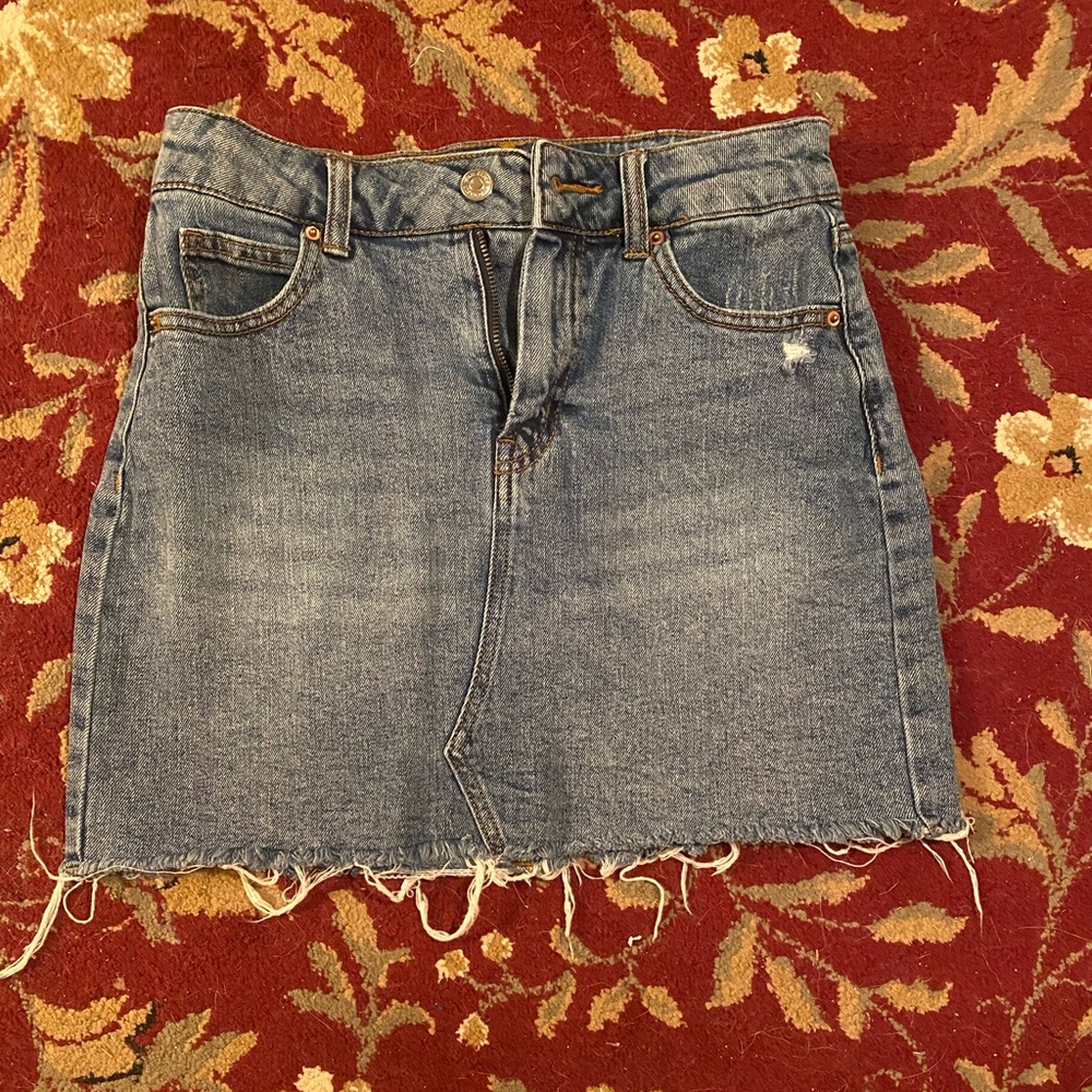 Denim Mini Skirt